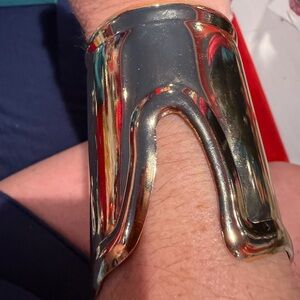 Gold tone Wearable Tech Cuff